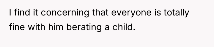 I find it concerning that everyone is totally fine with...