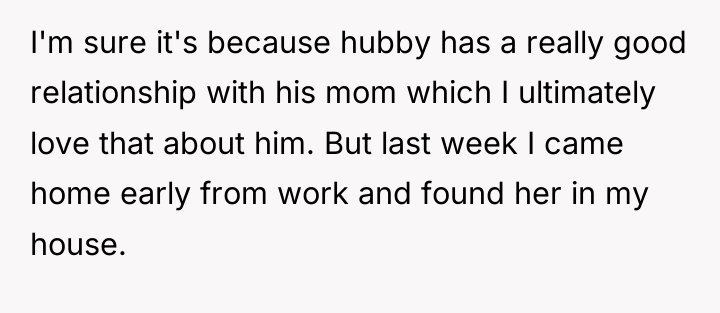 I'm sure it's because hubby has a really good relationship...