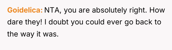 Goidelica NTA, you are absolutely right. How dare they! I...