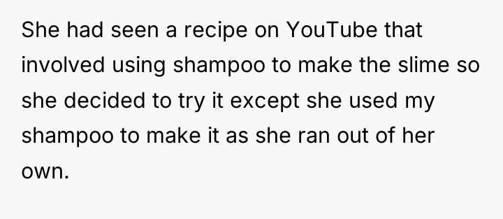She had seen a recipe on YouTube that involved using...