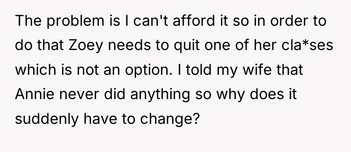 The problem is I can't afford it so in order...