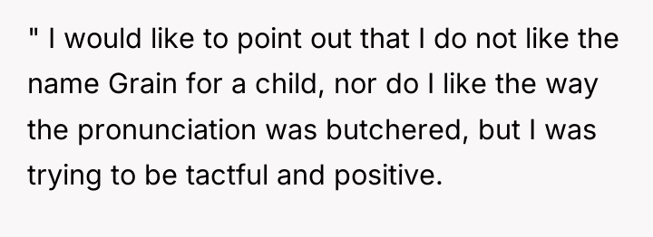 " I would like to point out that I do...