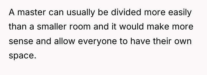 A master can usually be divided more easily than a...