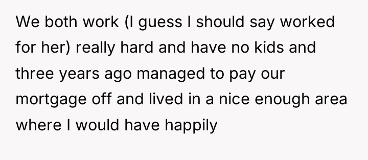 We both work (I guess I should say worked for...