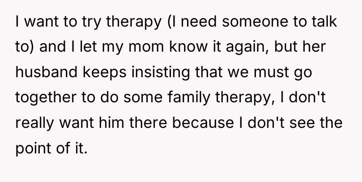 I want to try therapy (I need someone to talk...