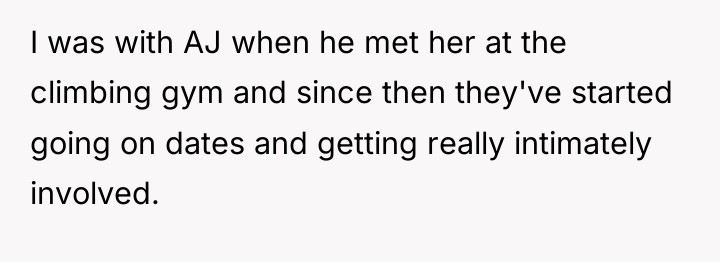 I was with AJ when he met her at the...