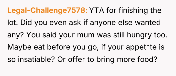 Legal-Challenge7578 YTA for finishing the lot. Did you even ask...