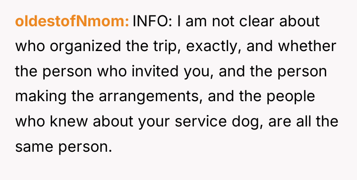 oldestofNmom INFO: I am not clear about who organized the...
