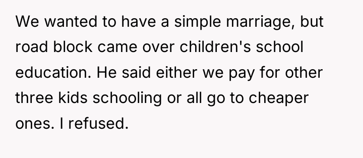 We wanted to have a simple marriage, but road block...