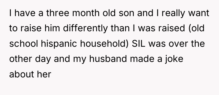 I have a three month old son and I really...