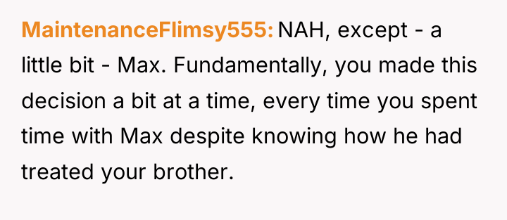 MaintenanceFlimsy555 NAH, except - a little bit - Max. Fundamentally,...