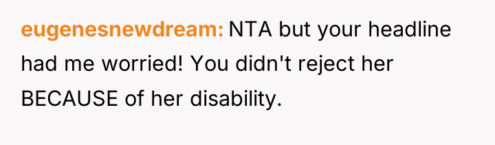eugenesnewdream NTA but your headline had me worried! You didn't...