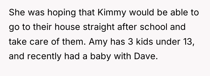 She was hoping that Kimmy would be able to go...