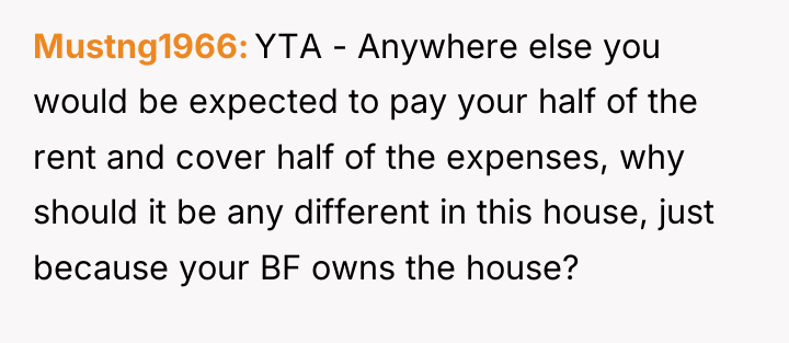 Mustng1966 YTA - Anywhere else you would be expected to...