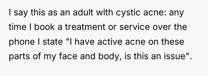 I say this as an adult with cystic acne: any...