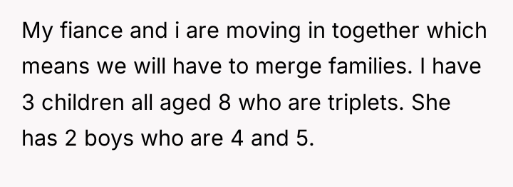 My fiance and i are moving in together which means...