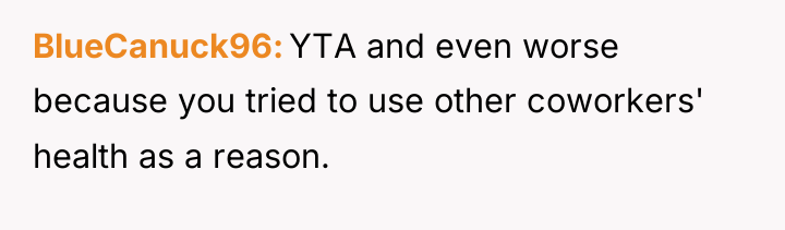 BlueCanuck96 YTA and even worse because you tried to use...