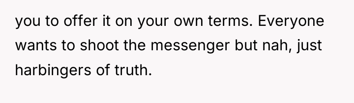 you to offer it on your own terms. Everyone wants...