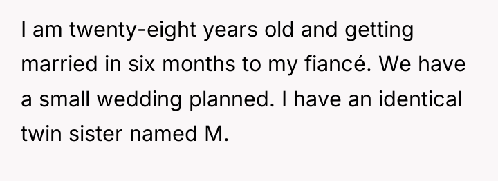 I am twenty-eight years old and getting married in six...