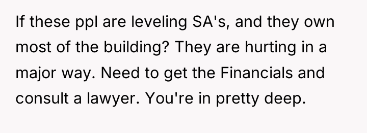 If these ppl are leveling SA's, and they own most...