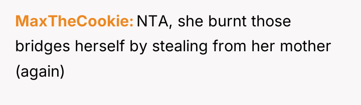 MaxTheCookie NTA, she burnt those bridges herself by stealing from...