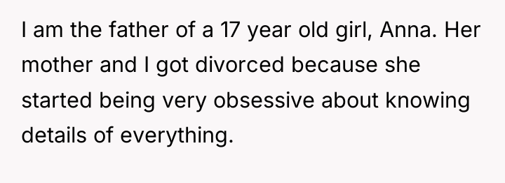 I am the father of a 17 year old girl,...