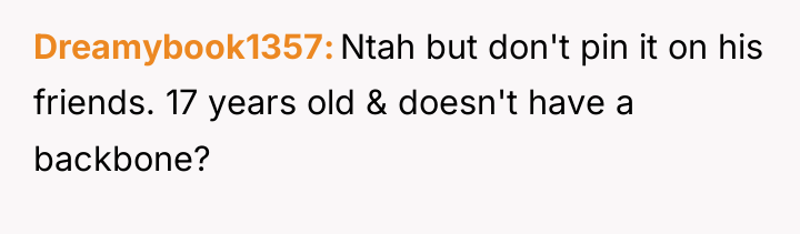 Dreamybook1357 Ntah but don't pin it on his friends. 17...