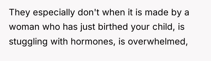 They especially don't when it is made by a woman...