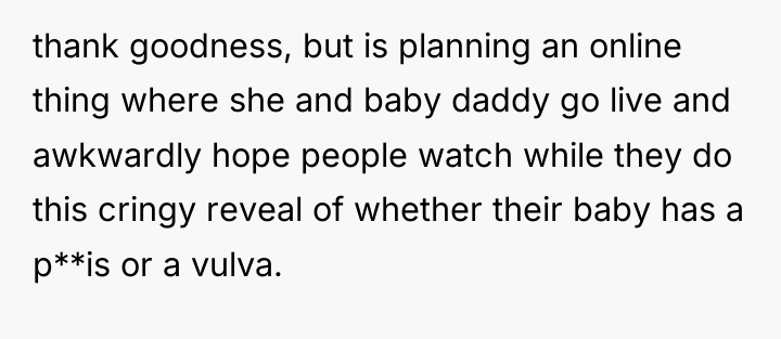thank goodness, but is planning an online thing where she...