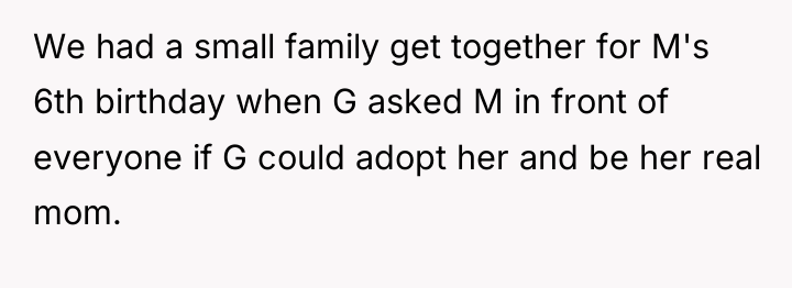 We had a small family get together for M's 6th...