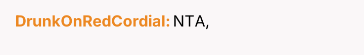 DrunkOnRedCordial NTA,