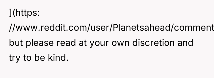 ](https: //www.reddit.com/user/Planetsahead/comments/ktufit/peegate_update/) but please read at your own discretion and...