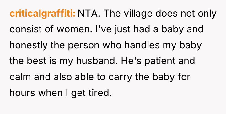 criticalgraffiti NTA. The village does not only consist of women....