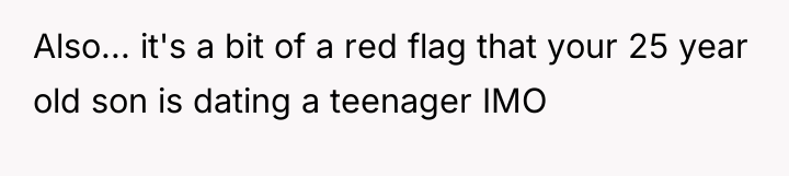 Also... it's a bit of a red flag that your...