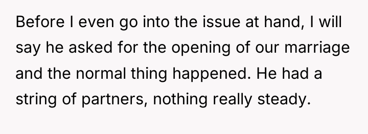 Before I even go into the issue at hand, I...