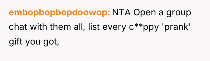 embopbopbopdoowop NTA Open a group chat with them all, list...