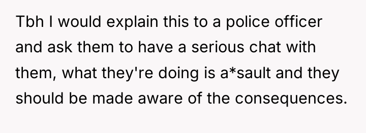 Tbh I would explain this to a police officer and...