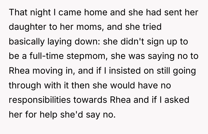 That night I came home and she had sent her...