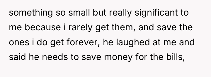 something so small but really significant to me because i...