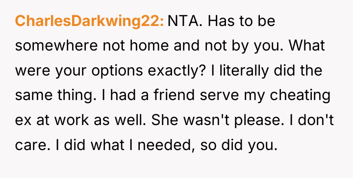 CharlesDarkwing22 NTA. Has to be somewhere not home and not...