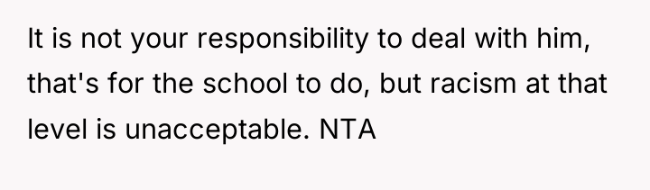It is not your responsibility to deal with him, that's...
