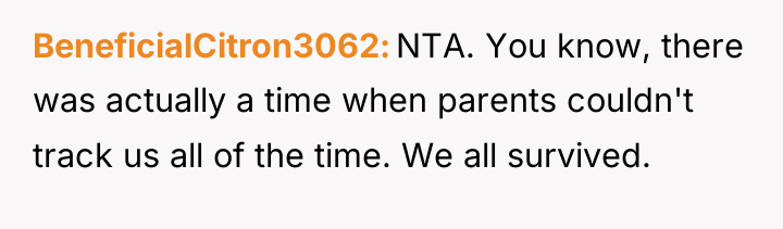 BeneficialCitron3062 NTA. You know, there was actually a time when...