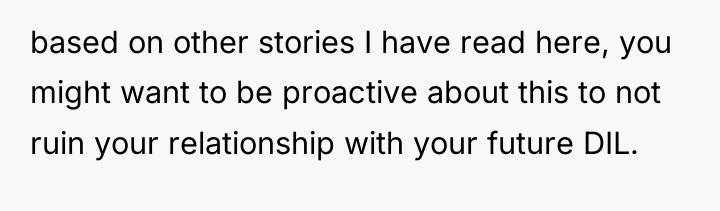 based on other stories I have read here, you might...