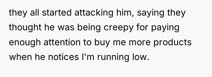 they all started attacking him, saying they thought he was...