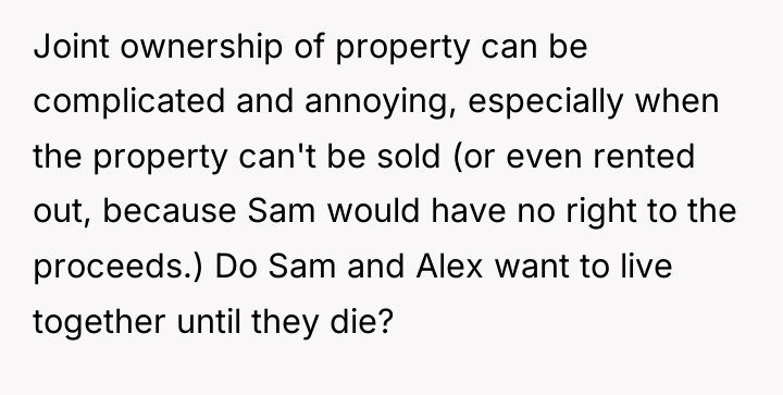 Joint ownership of property can be complicated and annoying, especially...