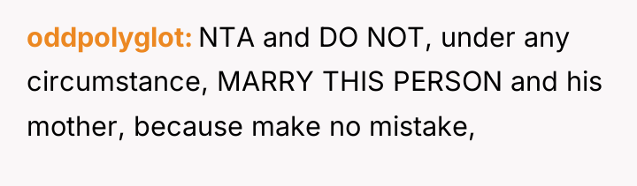 oddpolyglot NTA and DO NOT, under any circumstance, MARRY THIS...