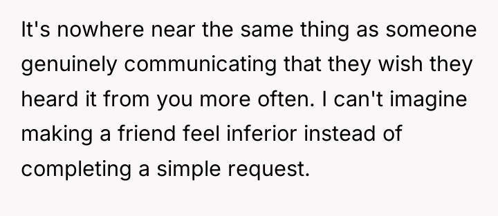 It's nowhere near the same thing as someone genuinely communicating...