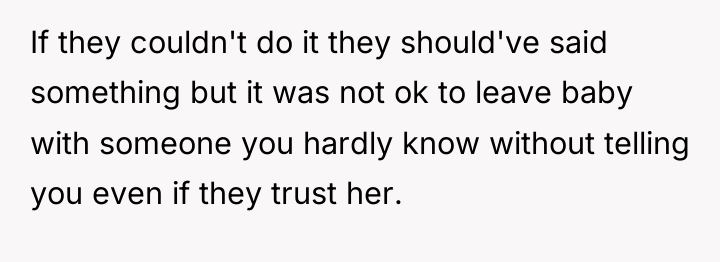 If they couldn't do it they should've said something but...