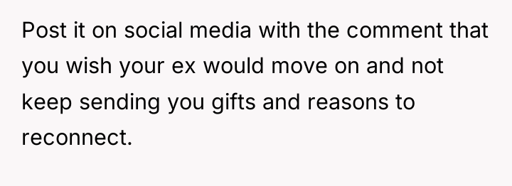 Post it on social media with the comment that you...