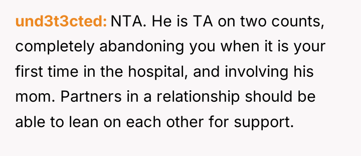 und3t3cted NTA. He is TA on two counts, completely abandoning...